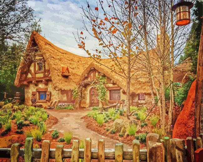 Cottage Of Snow White 5D Diamond Painting