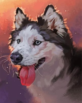 Husky Dog Diamond Painting