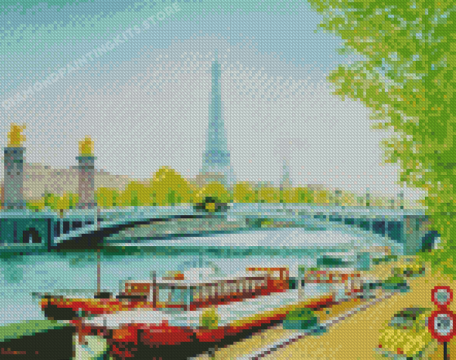 River Seine 5D Diamond Painting