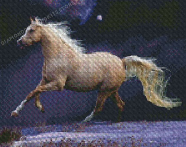 Running Stallion Horse Diamond Painting