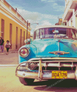 Cuba Havana Taxi 5D Diamond Painting
