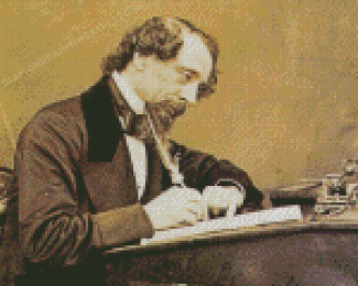 The Author Charles Dickens Diamond Painting
