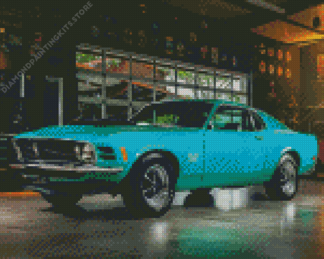 1970 Ford Mustang 5D Diamond Painting