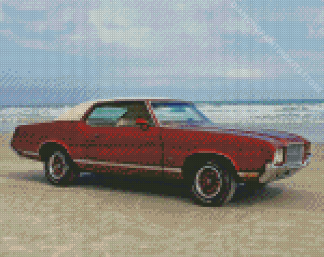 Brown Cutlass Supreme Diamond Painting