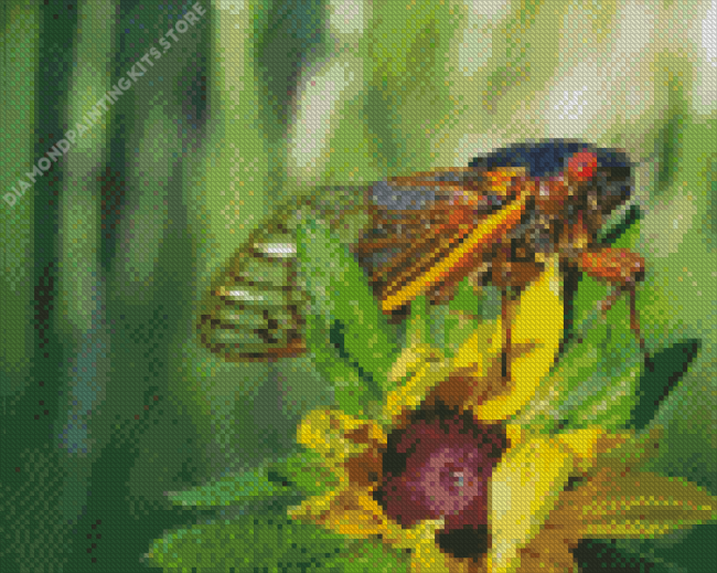 Cicada Diamond Painting