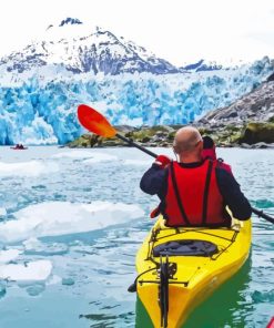 Kayaking in Glacier Bay Park Diamond Painting