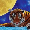 Moon Tiger Diamond Painting