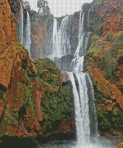 Ouzoud Waterfalls Diamond Painting