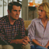 Phil Dunphy and Claire Diamond Painting