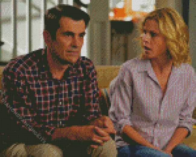Phil Dunphy and Claire Diamond Painting