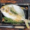 Pompano Fish With Herbs Diamond Painting