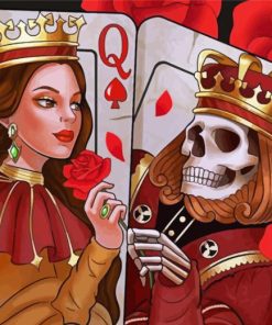 The Queen of Cards Diamond Painting