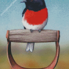 The Scarlet Robin Diamond Painting