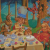 The Mad Hatter Tea Party Diamond Painting