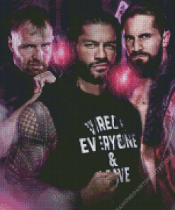 WWE The Shield Diamond Painting