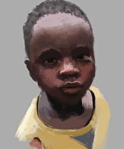 Abstract Little African Boy Diamond Painting