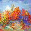 Abstract Colorful Forest Diamond Painting