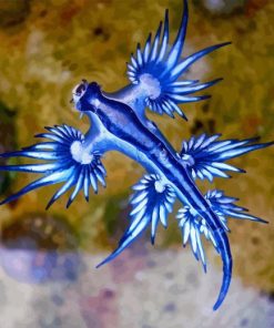 Blue Dragon Fish Diamond Painting