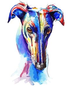 Colorful Greyhound Art Diamond Painting