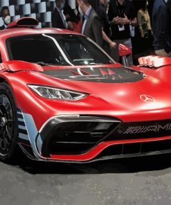 Red Mercedes-AMG One Diamond Painting