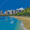 Waikiki Beach Diamond Painting