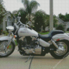 White Honda VTX 1300C Diamond Painting