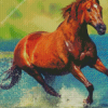 Wild Horse Running Diamond Painting