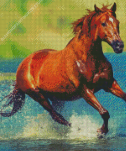 Wild Horse Running Diamond Painting