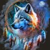 Wolf Spiritual Animal Diamond Painting