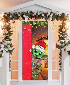 Yoda Christmas Door Diamond Painting