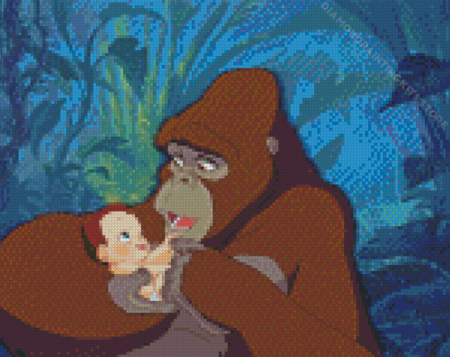 Baby Tarzan Diamond Painting