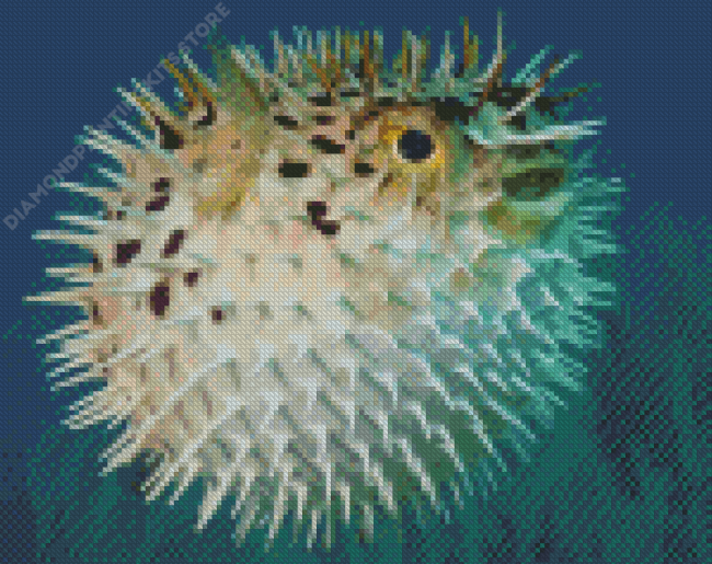 Blowfish In Sea Diamond Painting