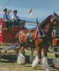 Budweiser Clydesdales Diamond Painting