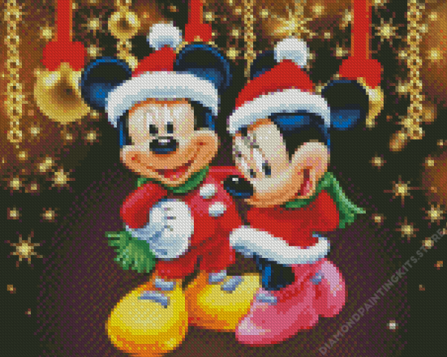 Christmas Minnie Mouse Diamond Painting