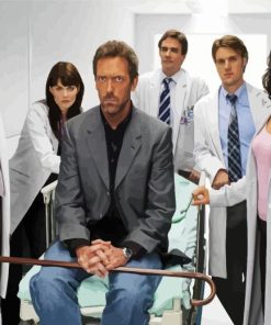 Dr House Characters Diamond Painting