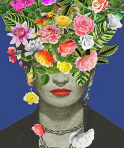 Frida with Flowers Diamond Painting