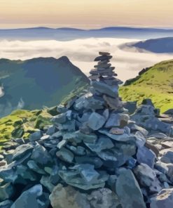 Helvellyn Over Clouds Diamond Painting
