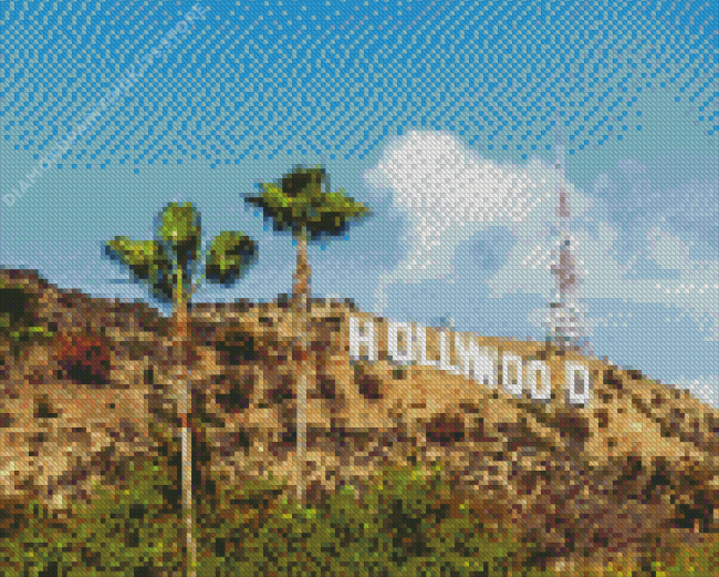 Hollywood Sign Diamond Painting