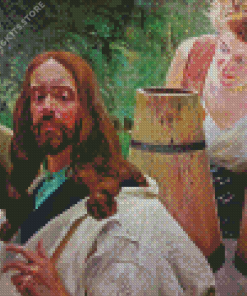 Christ and the Samaritan Woman Diamond Painting