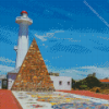 Port Elizabeth Pyramid Diamond Painting