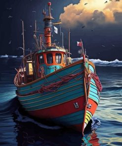 Sailing Boat Art Diamond Painting
