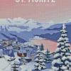 Saint Moritz Poster Diamond Painting