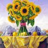 Sunflowers And Lemons Diamond Painting