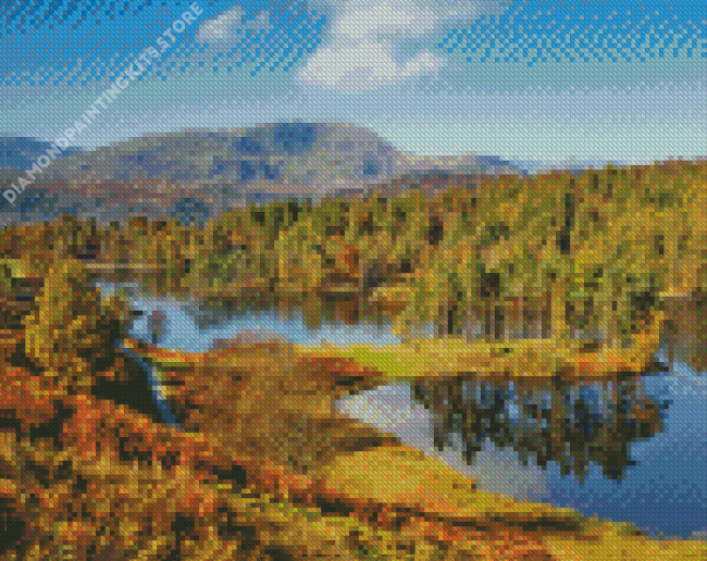 Tarn Hows Landscapes Diamond Painting