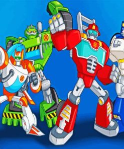 Transformers Rescue Bots Diamond Painting