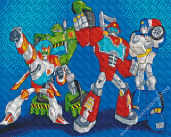 Transformers Rescue Bots Diamond Painting