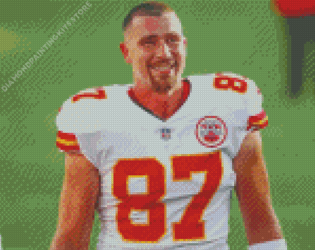 Travis Kelce Diamond Painting