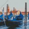 Venice Blue Gondolas Diamond Painting