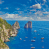 Capri Island Italy Diamond Painting