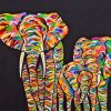 Colorful Elephants Diamond Painting